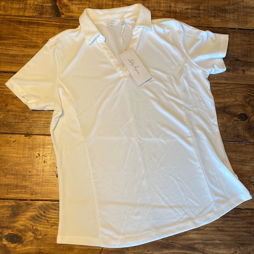 Lady Hagen white polo